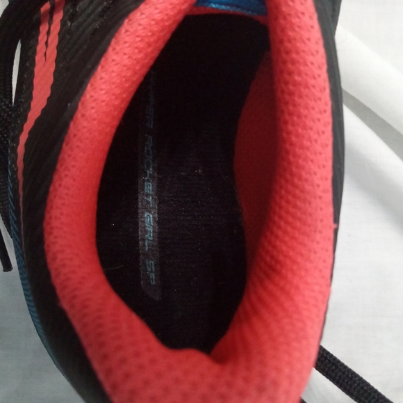 Asics Women's Cleats Size 7 Pink Blue Black Pre-owned - Picture 6 of 6